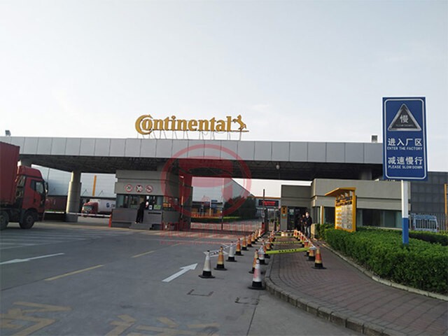 Projet de chauffage électrique de pneus Continental allemands