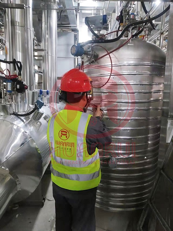 Le système de traçage thermique Huanrui aide Nanda Optoelectronics à produire des gaz spéciaux essentiels.