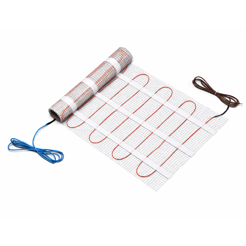 Tapis chauffant sur mesure à conducteur unique pour sous-carrelage